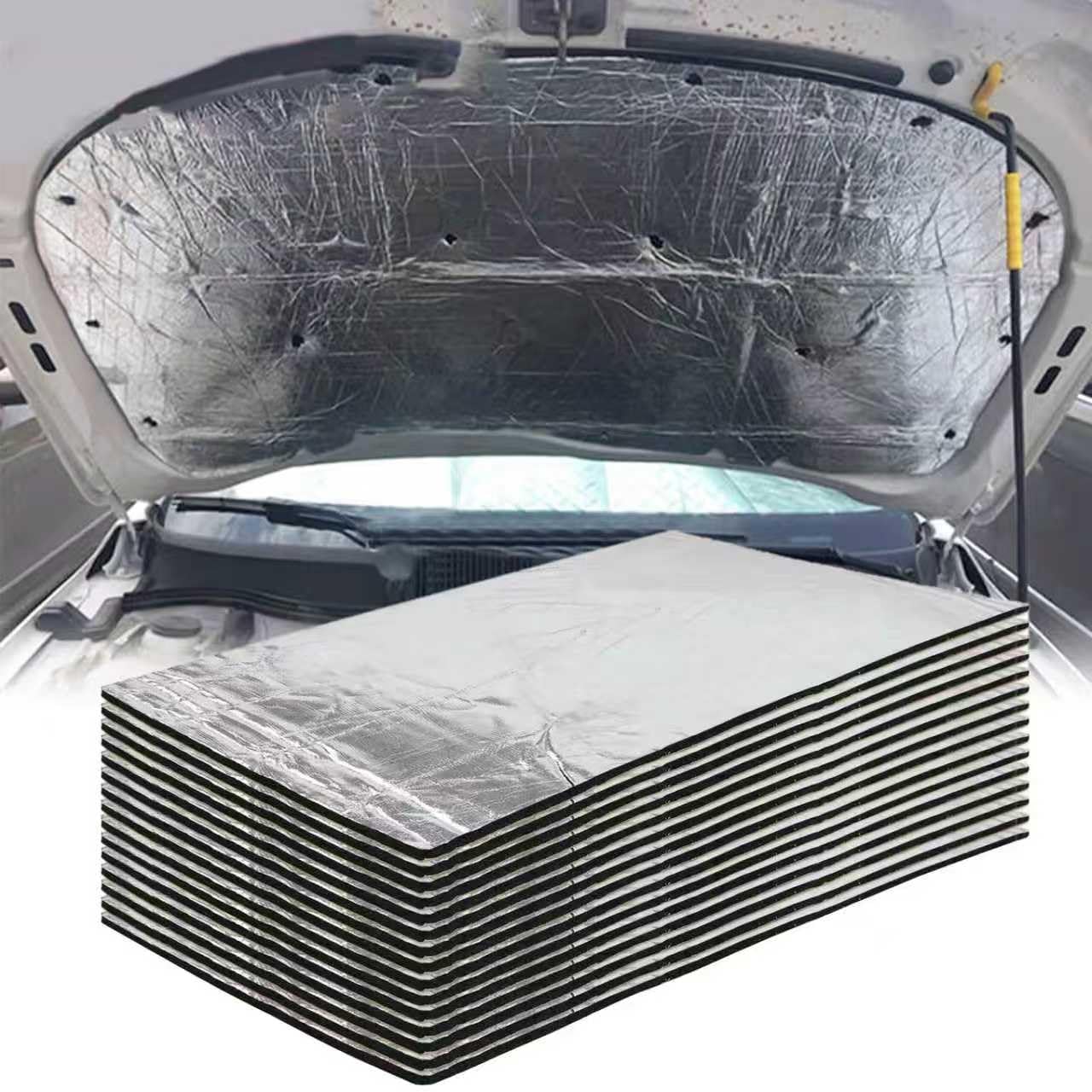 10mm Tappetino Isolante per Auto Autoadesivo per Opel Manta GSe ElektroMOD 2021, Isolamento Acustico Impermeabile Ignifugo Stuoia Antirombo Antivibrante