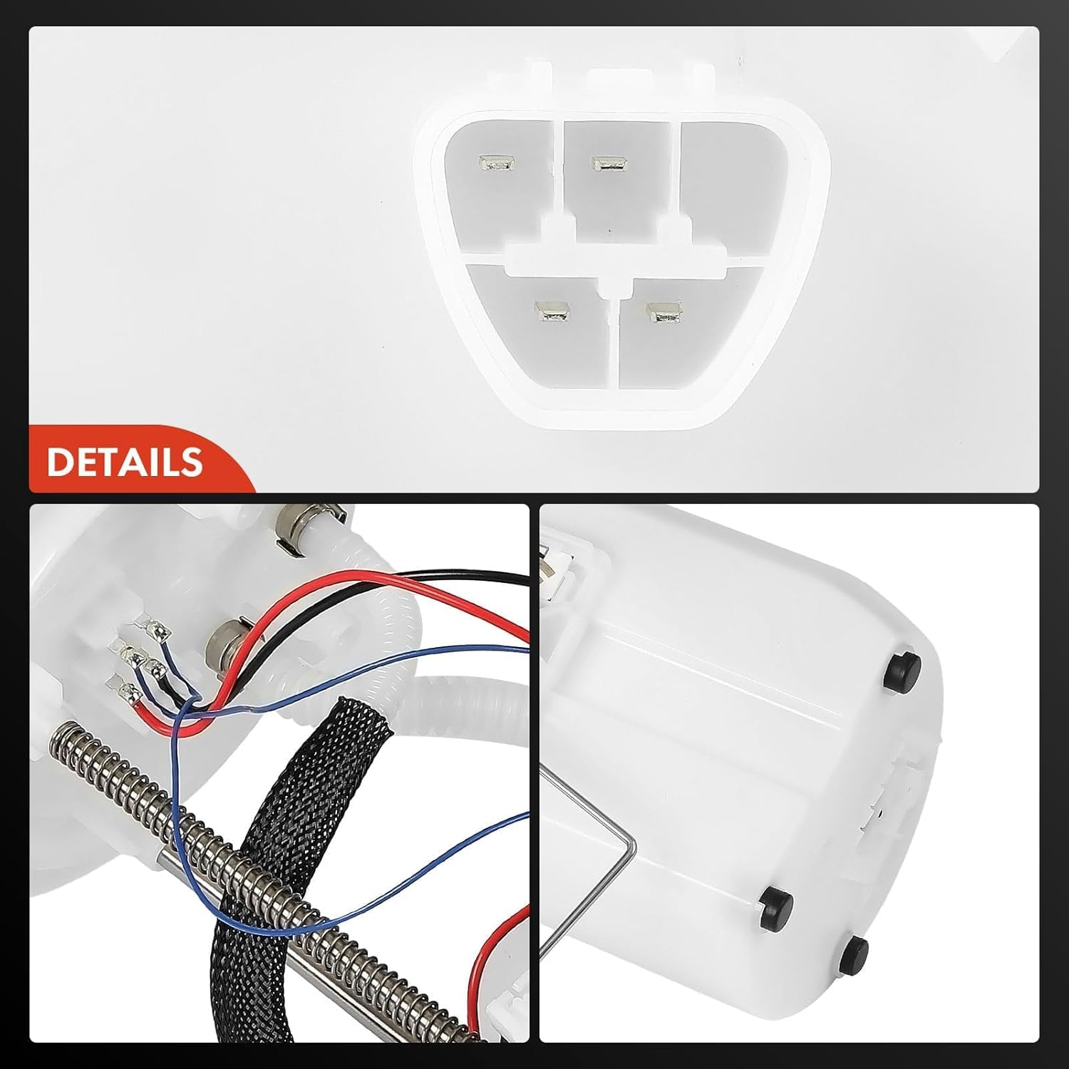 A-Premium Electric Fuel Pump Module Assembly with Sending Unit Compatible with Toyota Sequoia 2008-2022, Tundra 2007-2021, 4.6L 5.7L, for Gas Model Only, 4 Pins