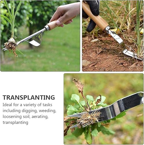 Miniatura 8 de Tenedor de deshierba manual de acero inoxidable para jardín