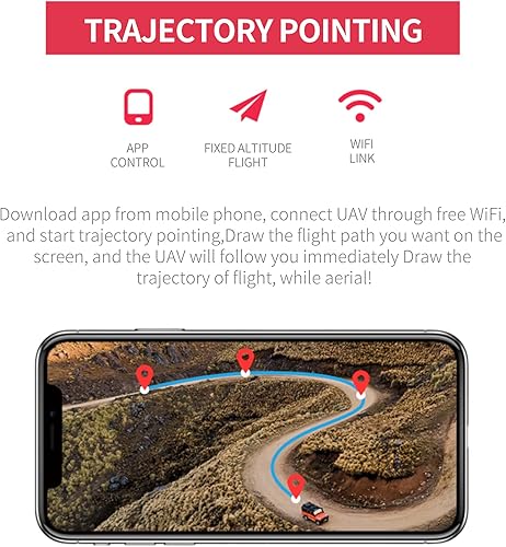 Miniatura 7 de GoolRC X1 Drone RC con cámara para adultos, 4K HD Live Video FPV Dron, cuadricóptero RC plegable con giros 3D, modo sin cabeza, retención de