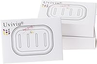 Vista 5 de Contenedor de plástico para jabonera, mantiene el jabón seco, fácil limpieza, drenaje, gris azul