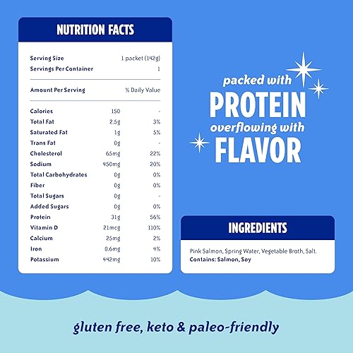 Miniatura 2 de Chicken of the Sea Bolsa sin piel y sin hueso de salmón rosa, bolsa de 5 onzas (paquete de 12)