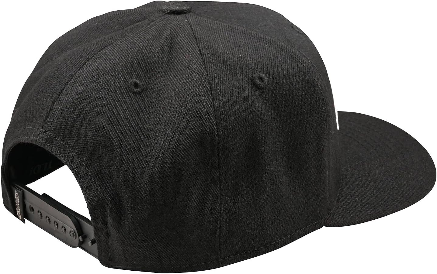 Troy Lee Designs Curved Snapback Hat Cap, Signature Black, OSFA
