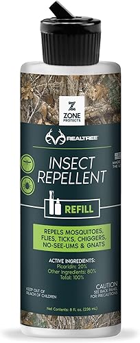 Miniatura 1 de Zone Realtree Realtree Repelente de insectos (Cazador invisible), Picaridina, Recambio de 8 onzas. Repelente de insectos picaridina. Alternativa