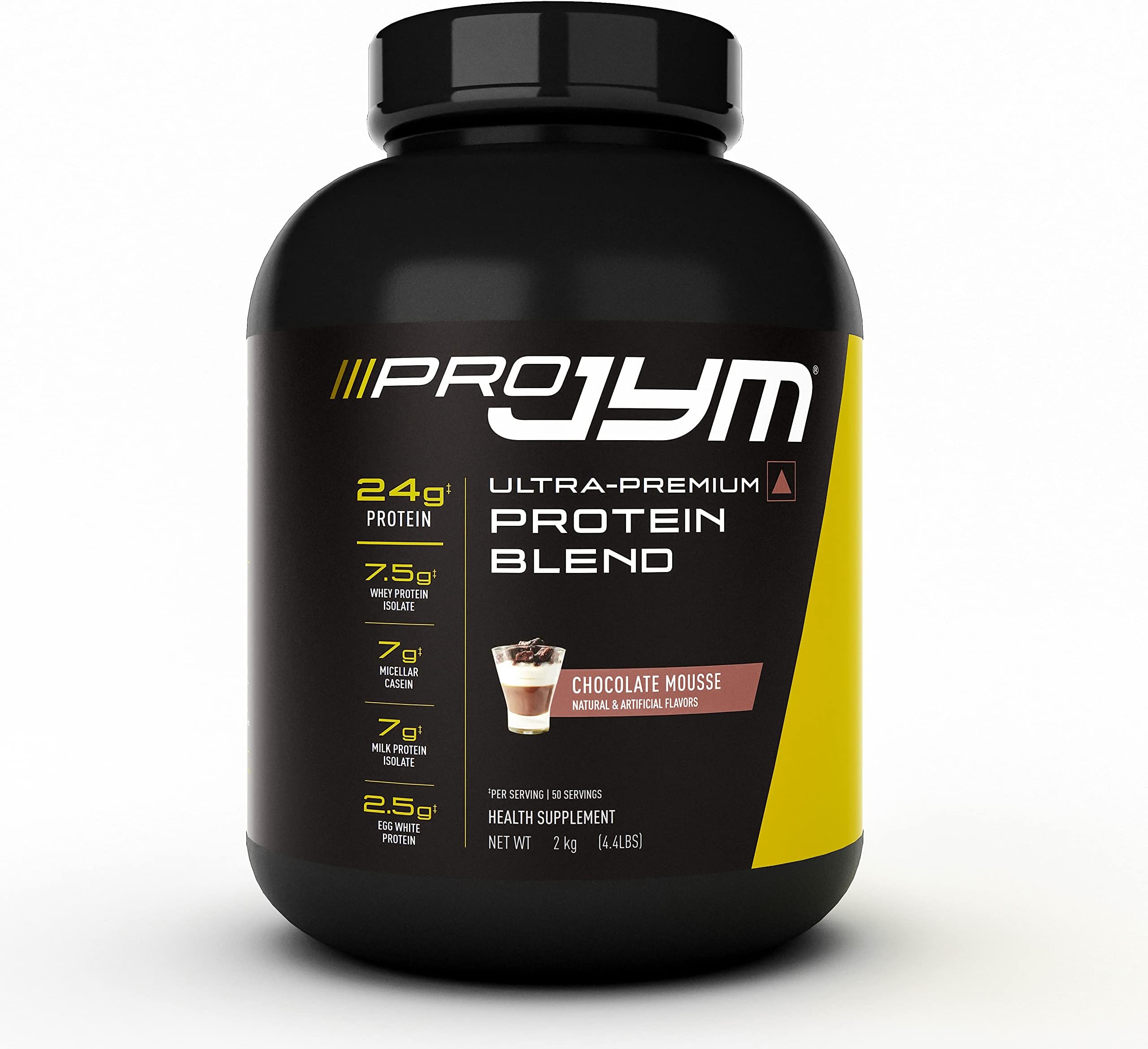 PRO JYM Ultra-Premium Protein Blend (24g Protein, 50 Servings) - 2kg (4.4lbs) (Chocolate Mousse)
