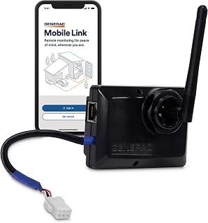 Generac 7170 Mobile Link Wi-Fi & Ethernet Device - Remote Monitoring and Control for Enhanced Generator Management,orange/black