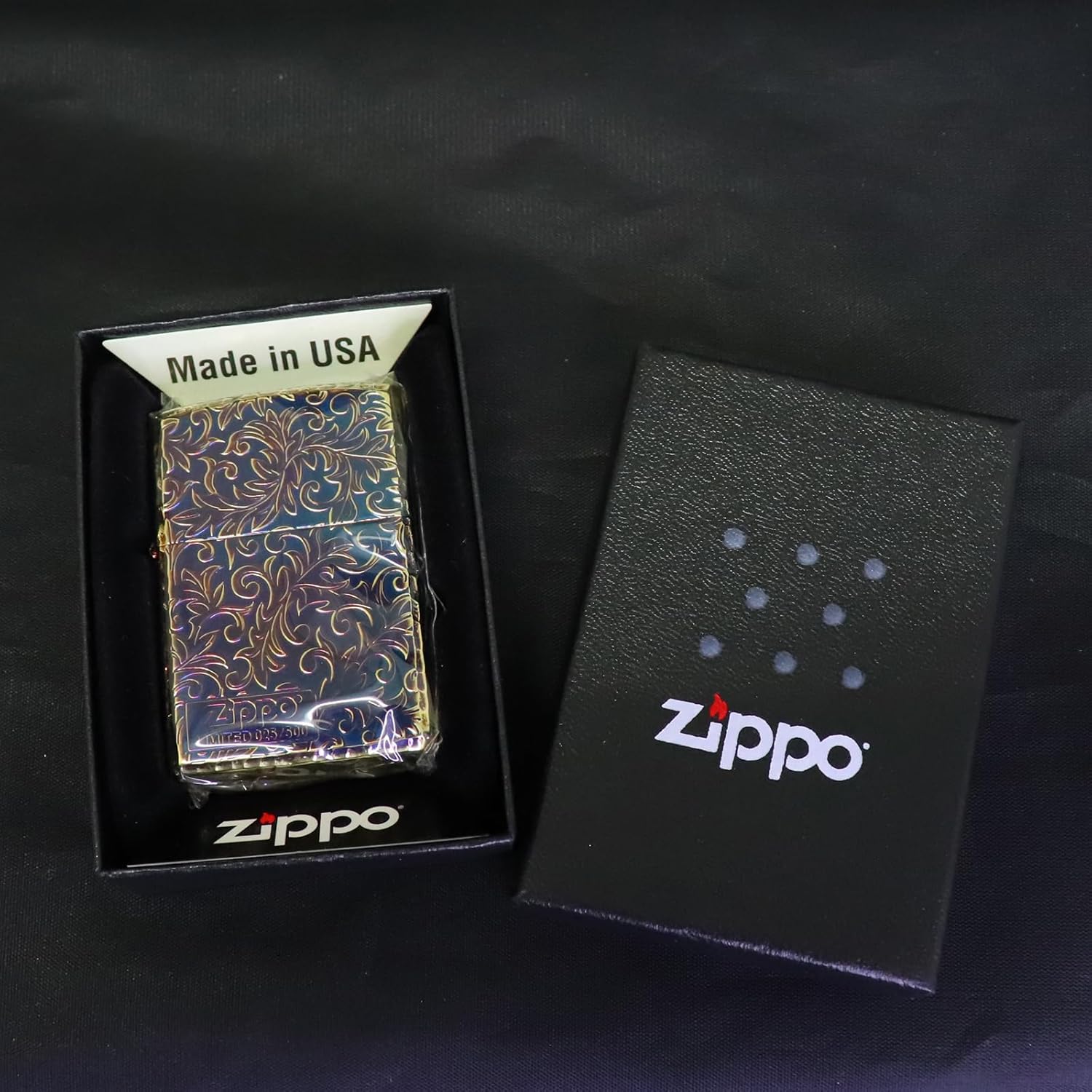ZIPPO Lighters Arabesque Design case Limited 2KA-BGI LTD