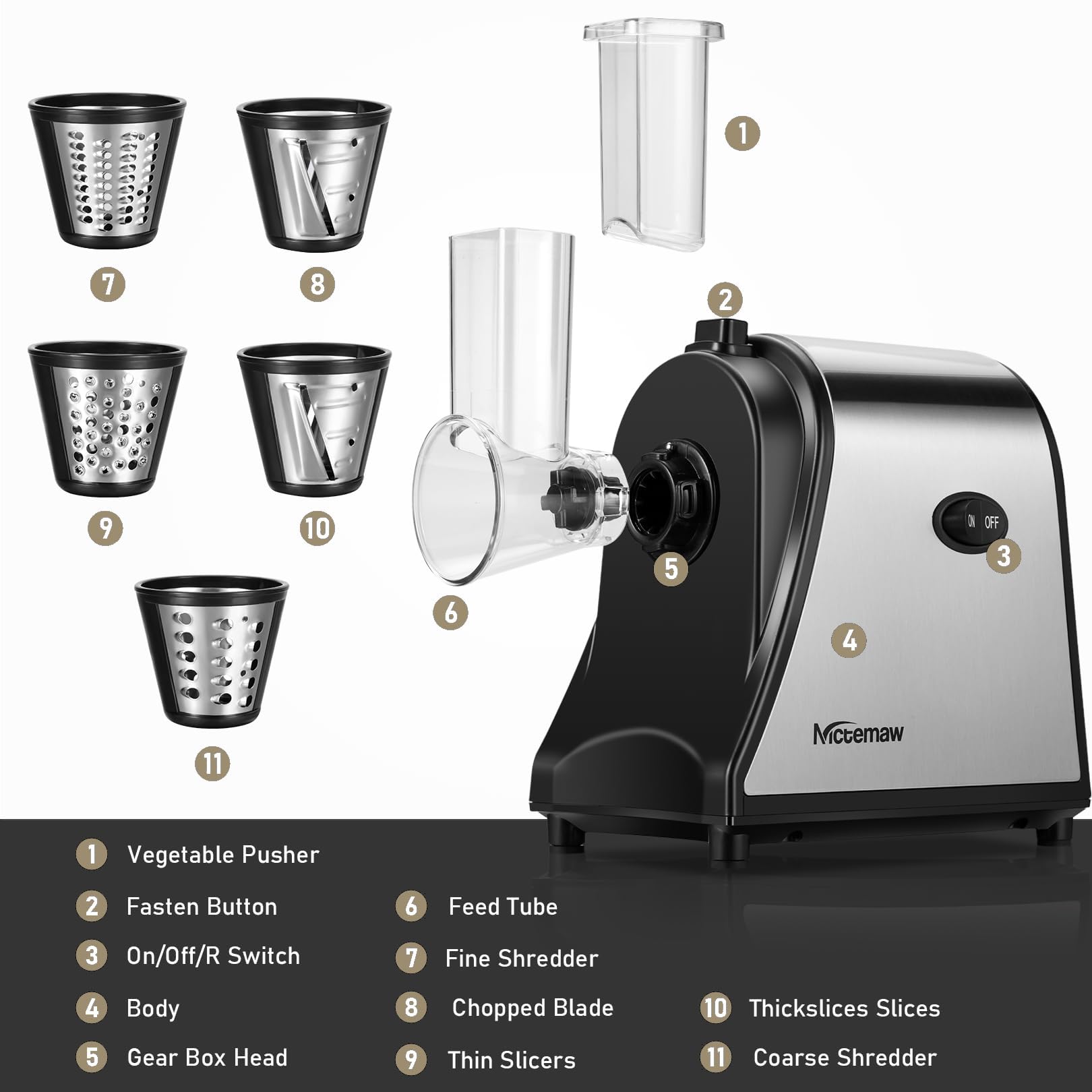 Coocheer Tagliaverdure Elettrico - kopen bij