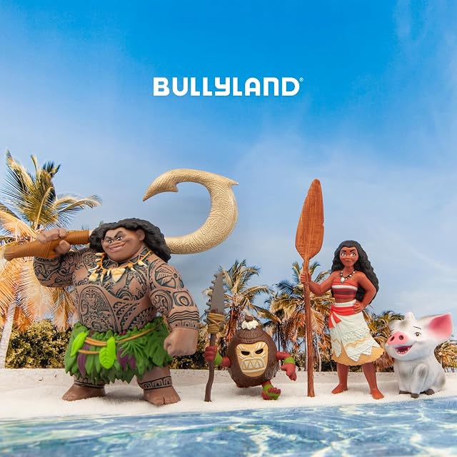 Foto 3 de 3 de Comansi Bullyland 13189-Figura de Juego, Walt Disney Vaiana, Kakamora, Figura Pintada a Mano, sin PVC