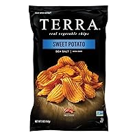 Vista 7 de Terra Chips de verduras reales de ajo y hierbas mediterráneas, 5 onzas (paquete de 6)