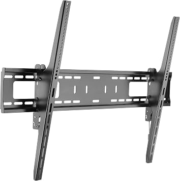 ProMounts Premium Tilting TV Mount for Most 60-110 Inch TV, Heavy Duty Wall Mount, Low Profile Bracket for Flat and Curved LED, LCD, Plasma Displays. Covers 3 Studs.