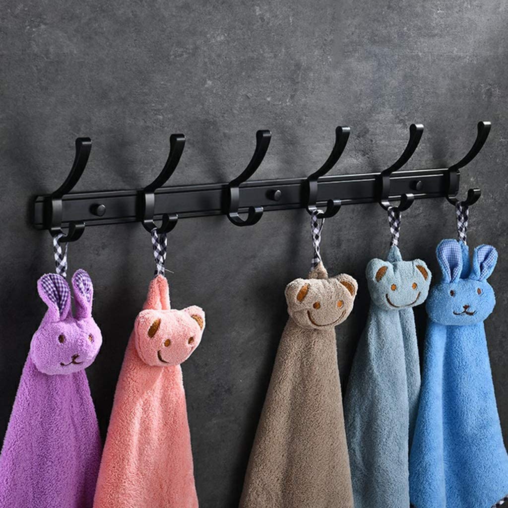 Porte-Manteau Mural Vertical Rotatif - Crochet Métal Réglable Pour Chapeaux Vestes Sacs