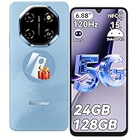 Blackview Smartphone 5G, 24GB+128GB/2TB TF