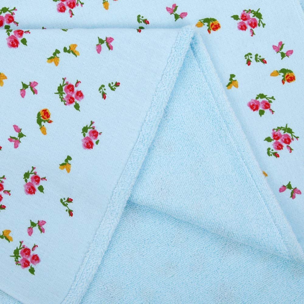 Handtuch Badetuch Gaze Baumwolle Kinderbadeblatt Hübsche Blumenbadtücher for Babys-super weich und saugfähig,55 x 28 Zoll Badehandtücher (Color : Pink)