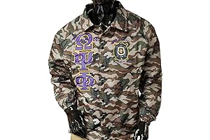 Buffalo Dallas Omega Psi Phi Camo Crossing Line Jacket