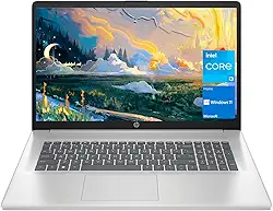 HP Notebook 17, tela HD + de 17,3 polegadas, processador Intel Core i3-1125G4 de 11ª geração, 16 GB de RAM, SSD de 1 TB, Wi-Fi, HDMI, webcam, Windows 11 Home, prata