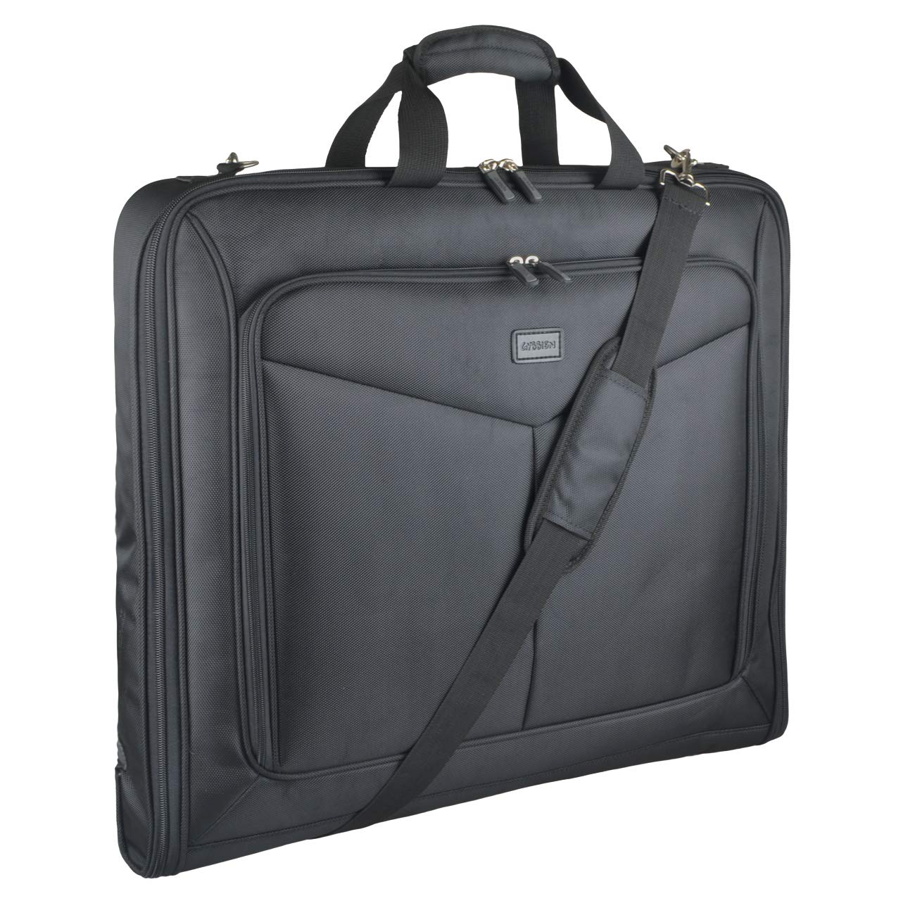 Foldable Carry On Garment Bag Fit 3 Suits, 44inch Suit Bag for Travel