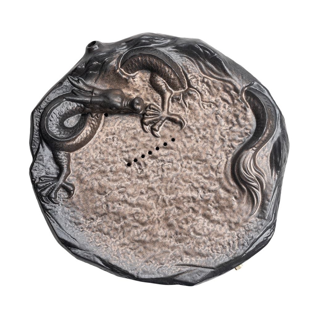 Plateau de table basse en céramique avec motif Dragon pour salon de thé