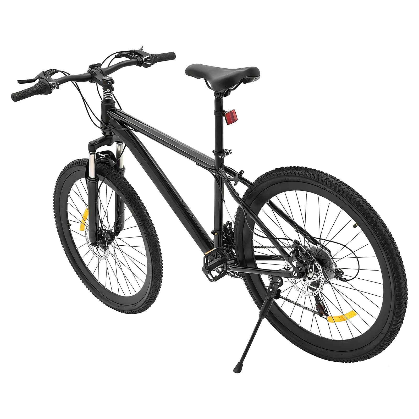 Vélo VTT de 26 pouces avec mécanisme de changement de vitesse à 21 vitesses pour 1,65 à 1,80 m de hauteur, frein à disque, type de suspension de roue avant, jusqu'à 100 kg, pour garçons