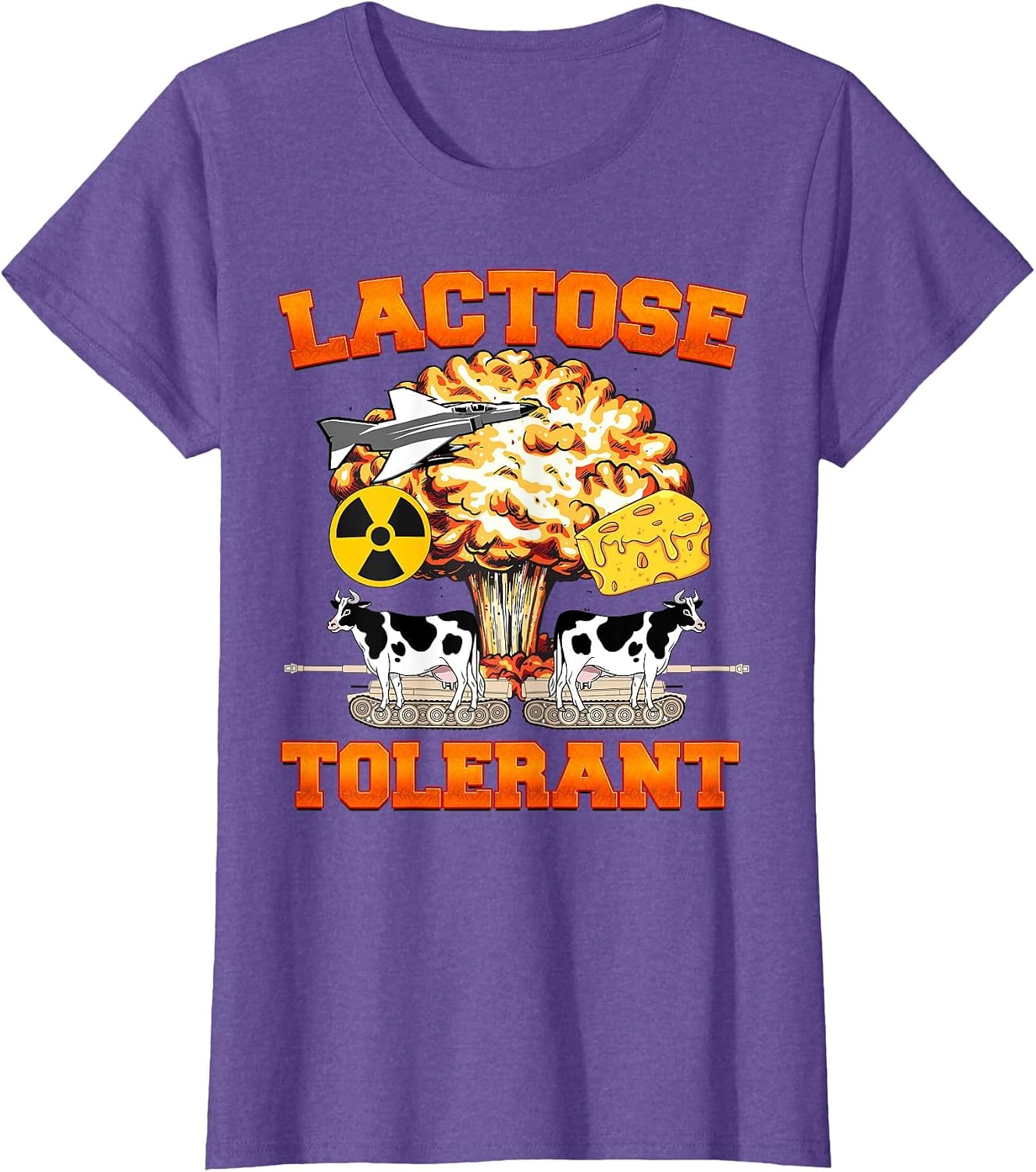 Lactose Tolerant Funny Trending Meme T-Shirt image 5
