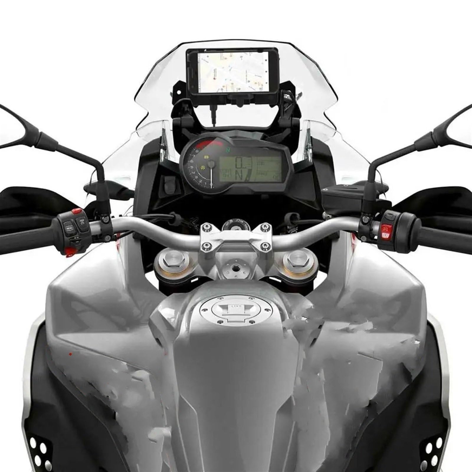 Support Telephone Velo pour BMW F850GS F 850 ​​GS Adventure 2018 – 2023 Support Téléphone Intelligent pour Moto Support Fixe Pare-Brise Navigation GPS, Telephone Moto Rotation(12mm)