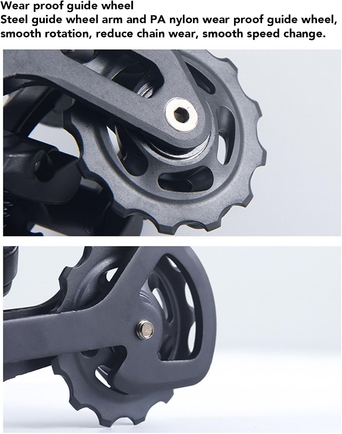 RiToEasysports Rear Derailleur Brake Lever Set, 2x11 Speed Rear Derailleur Set Aluminum Alloy with Shifter Levers for Road Cycling Ideal for Both DIY Installation