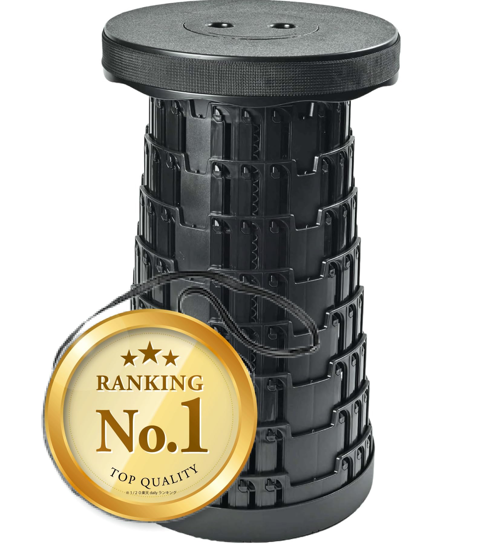 【Includes Storage Cushion】Panus Folding Chair, Outdoor Chair, Extendable, Camping Chair, Foldable, Camping Stool, Lightweight, Compact, Easy to Carry, Load Capacity 551.2 lbs (250 kg), Quick Open