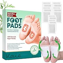 Herbal Detox Foot Pads for Toxin Removal | Bamboo Vinegar Foot Patches for Feet Cleansing, Sleep Aid & Fatigue Relief | Overnight Use | Foot Patch with Acupoint Micro-Massage Technology For Men And Women (30 Pads)