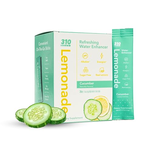 Miniatura 11 de 310 Nutrition Mezcla de bebida de limonada 3.0 - Sabor a jengibre y cayena - Potenciador de agua sin azúcar con extracto de té verde y electrolitos