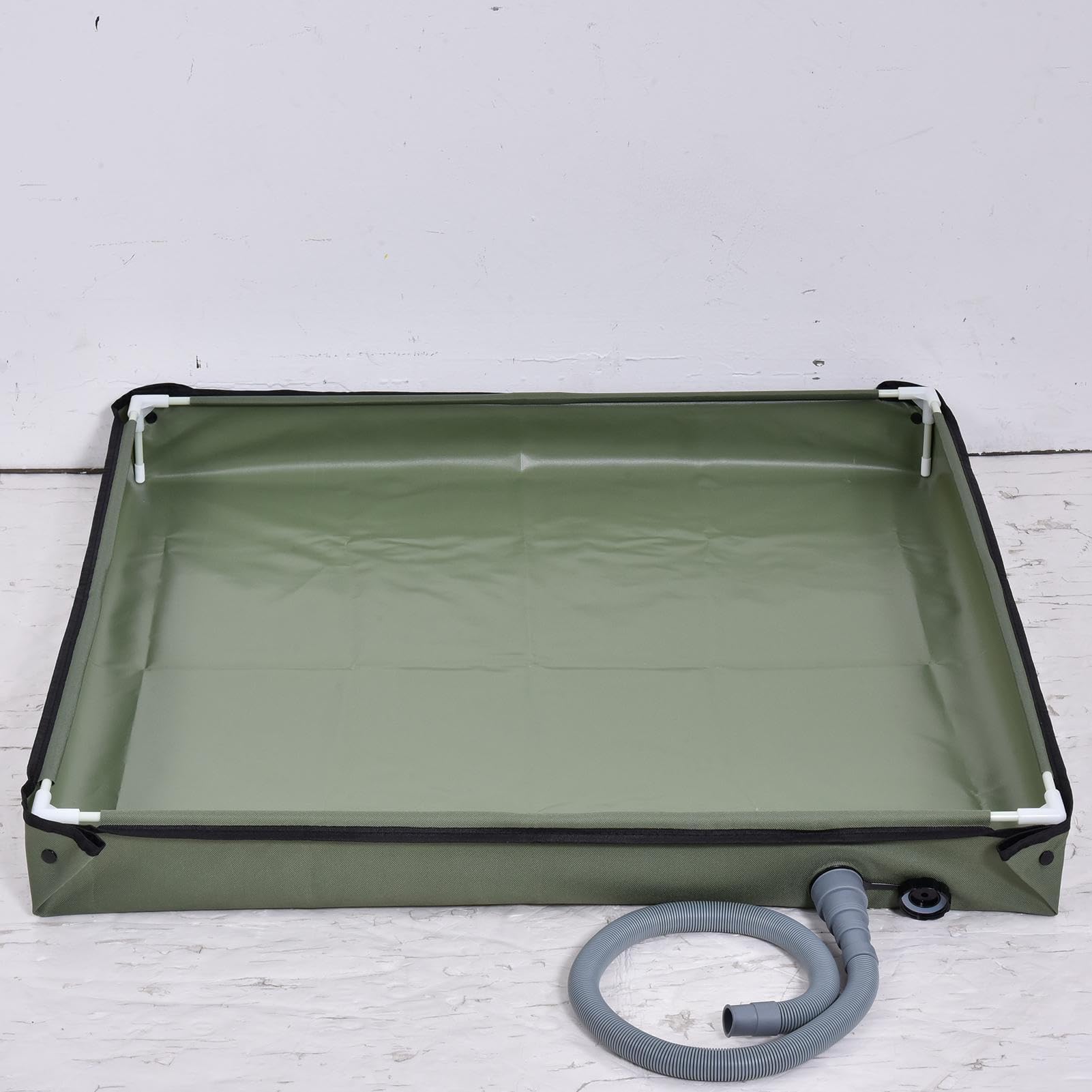 Base Per Doccia Con Tettuccio, Struttura Base Per Vasca Doccia Esterna, Fondo Impermeabile Multifunzione per da Bagno Animali e