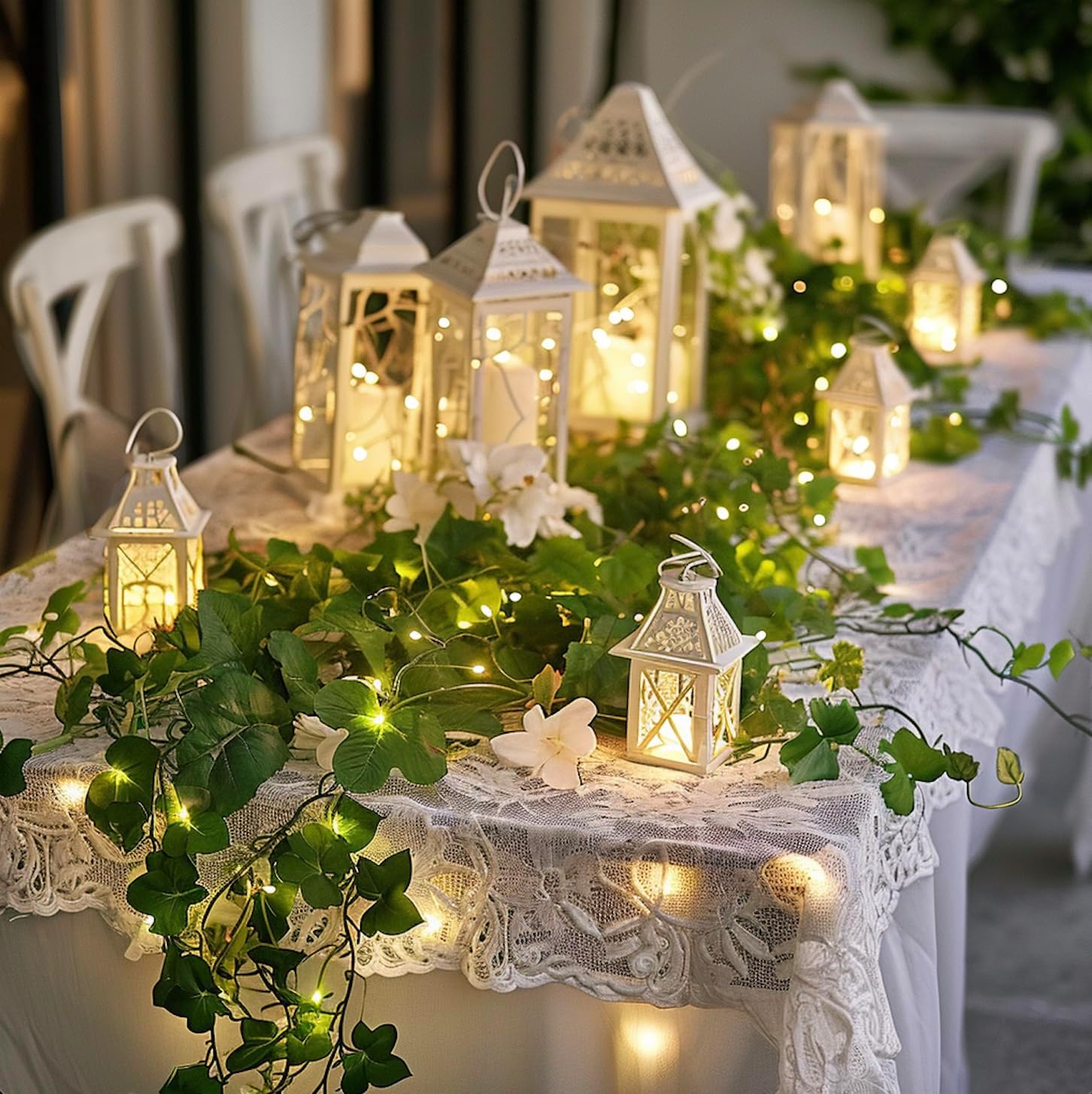 Magicnight Micro Twinkle Battery Operated Fairy Lights, 100 LED Small Warm White String Lights with Remote with Timer Mini Christmas Lights for Bedroom, 33ft Green Wire for Indoor Plants Decor - Image 7