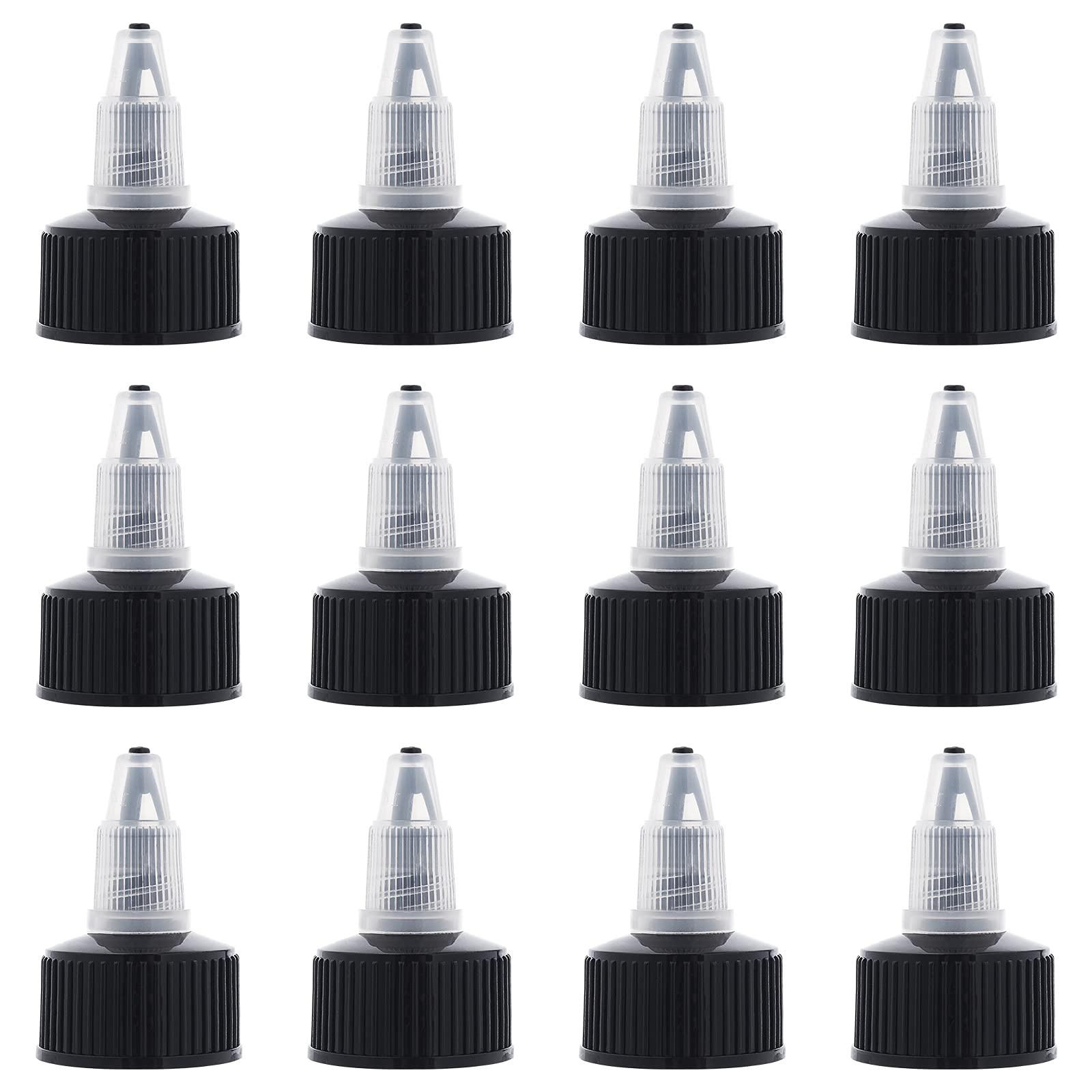 Amazon.com: OLYCRAFT 36pcs Squeeze Bottle Cap Black and Natural Twist Caps  Replacement Caps for Squeeze Bottles Glue Bottles Dispensing Caps Neck  Diameter 1 Inch Diameter : Industrial & Scientific