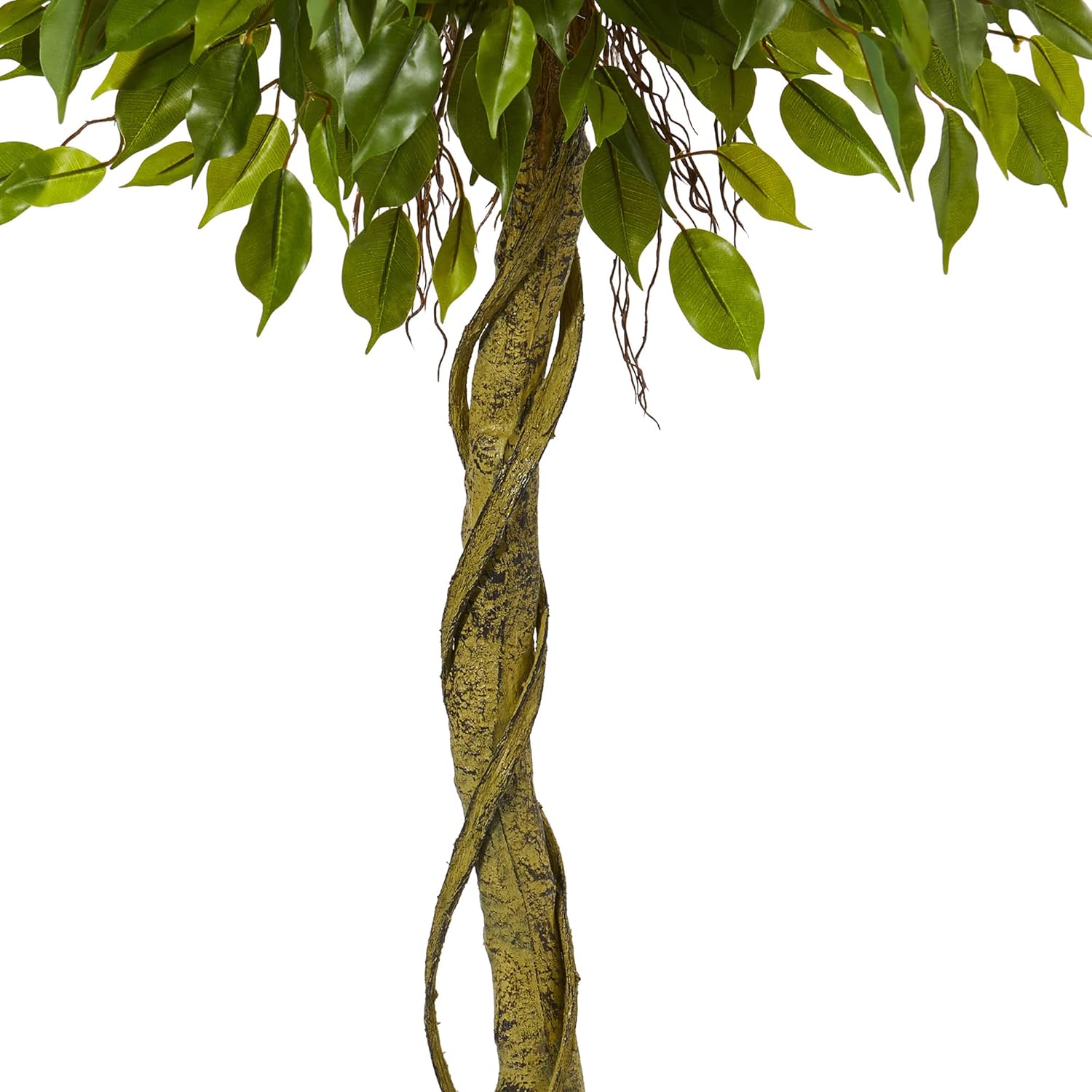 Nearly Natural 5ft. Ficus Artificial Topiary Tree, UV Resistant (Indoor/Outdoor)