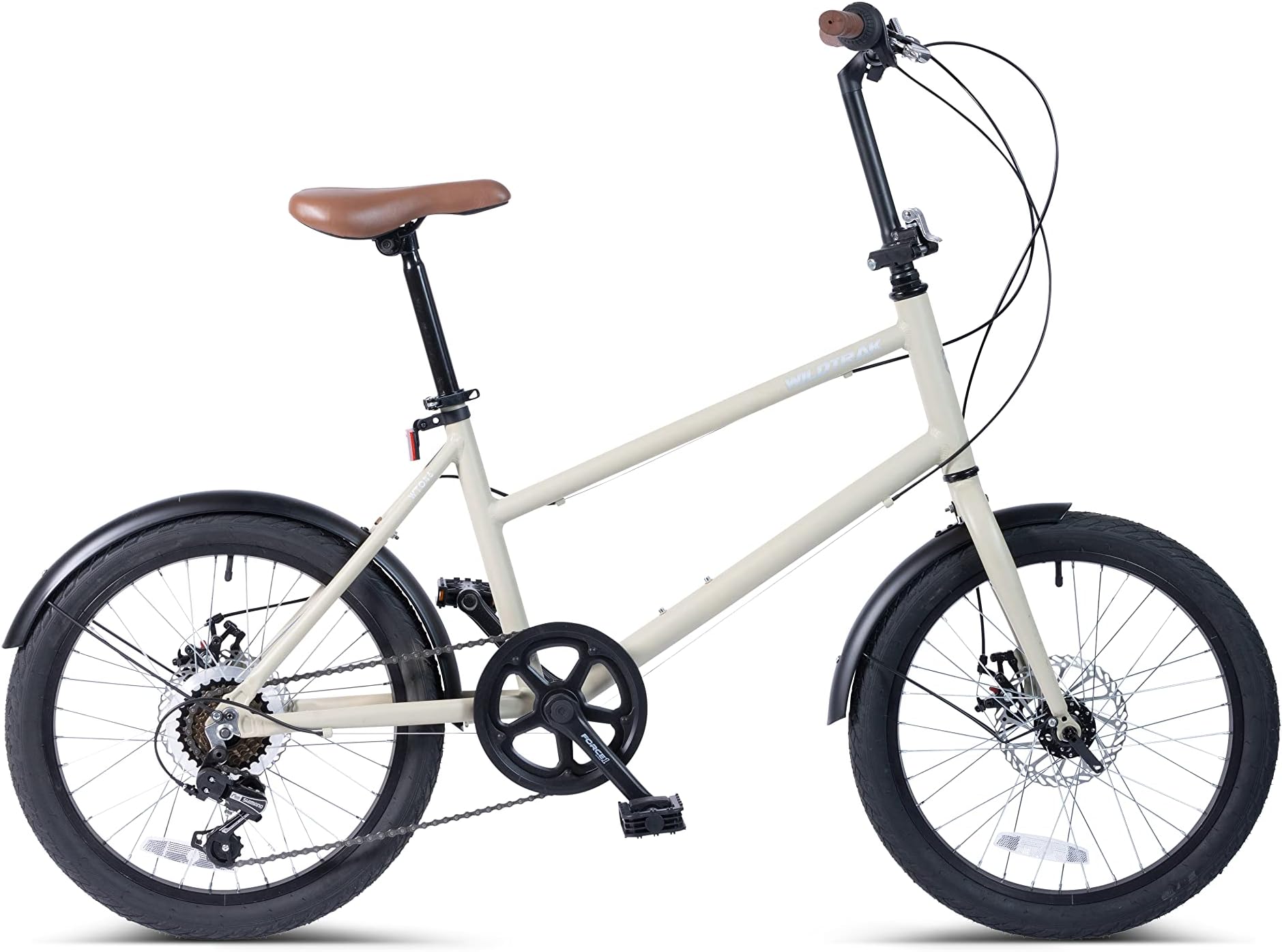 Wildtrak - Unisex City Bike, 20" wheel, Shimano 6 SPD gears, Disc brakes