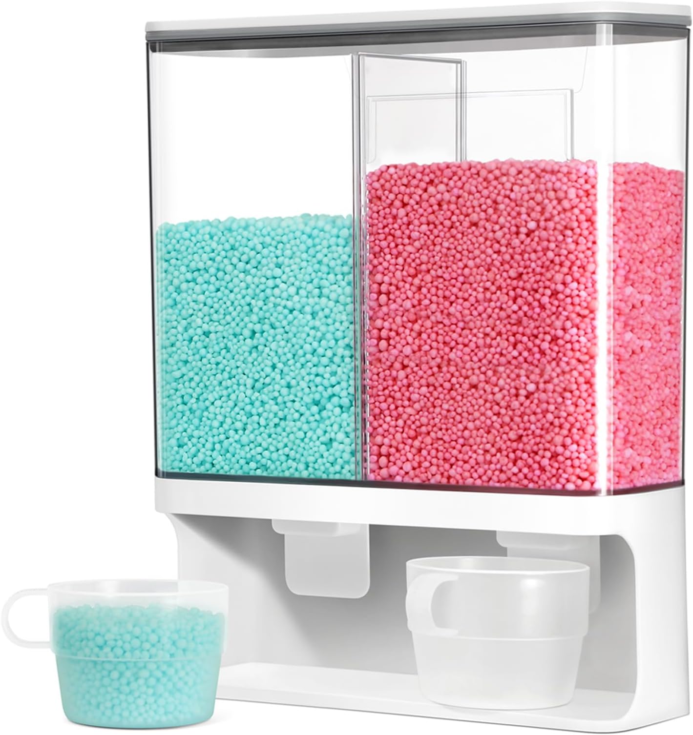 Conworld Laundry Detergent Dispenser, Scent Booster Beads Dispenser for Laundry Room Organization, Suitable for Beads, Stain Remover Powder