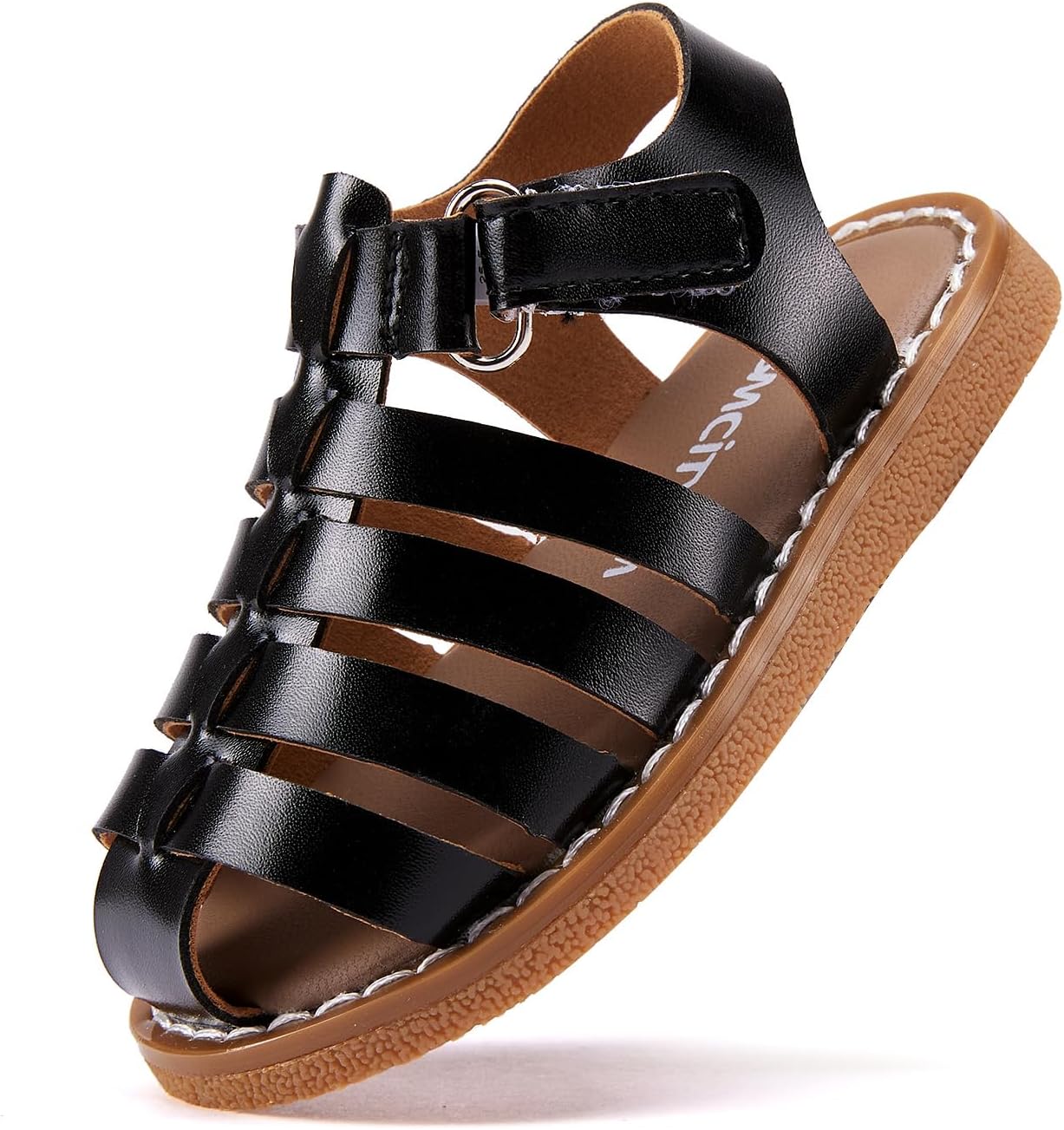 Baby Boy Girl Closed Toe Sandals Infant Summer First Walking Shoes Non-Slip Fisherman Sandals 6 9 12 18 24 Months