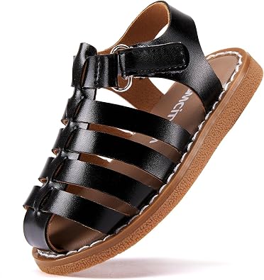 BMCiTYBM Baby Boy Girl Closed Toe Sandals Infant Summer First Walking Shoes Non-Slip Fisherman Sandals 6 9 12 18 24 Months