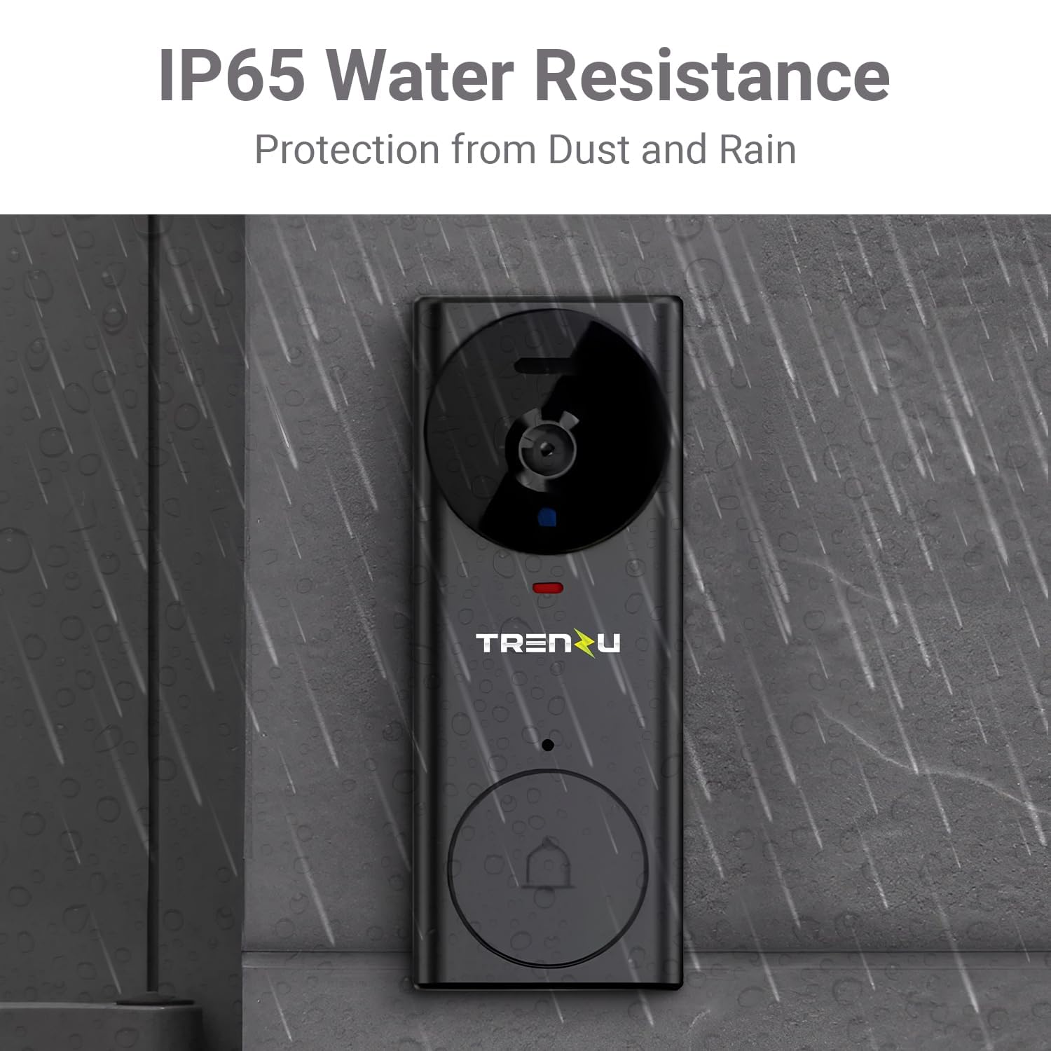 Trenzu Smart WiFi Video Doorbell - HD Security -3 Trenzu Smart WiFi Video Doorbell - HD Security -3