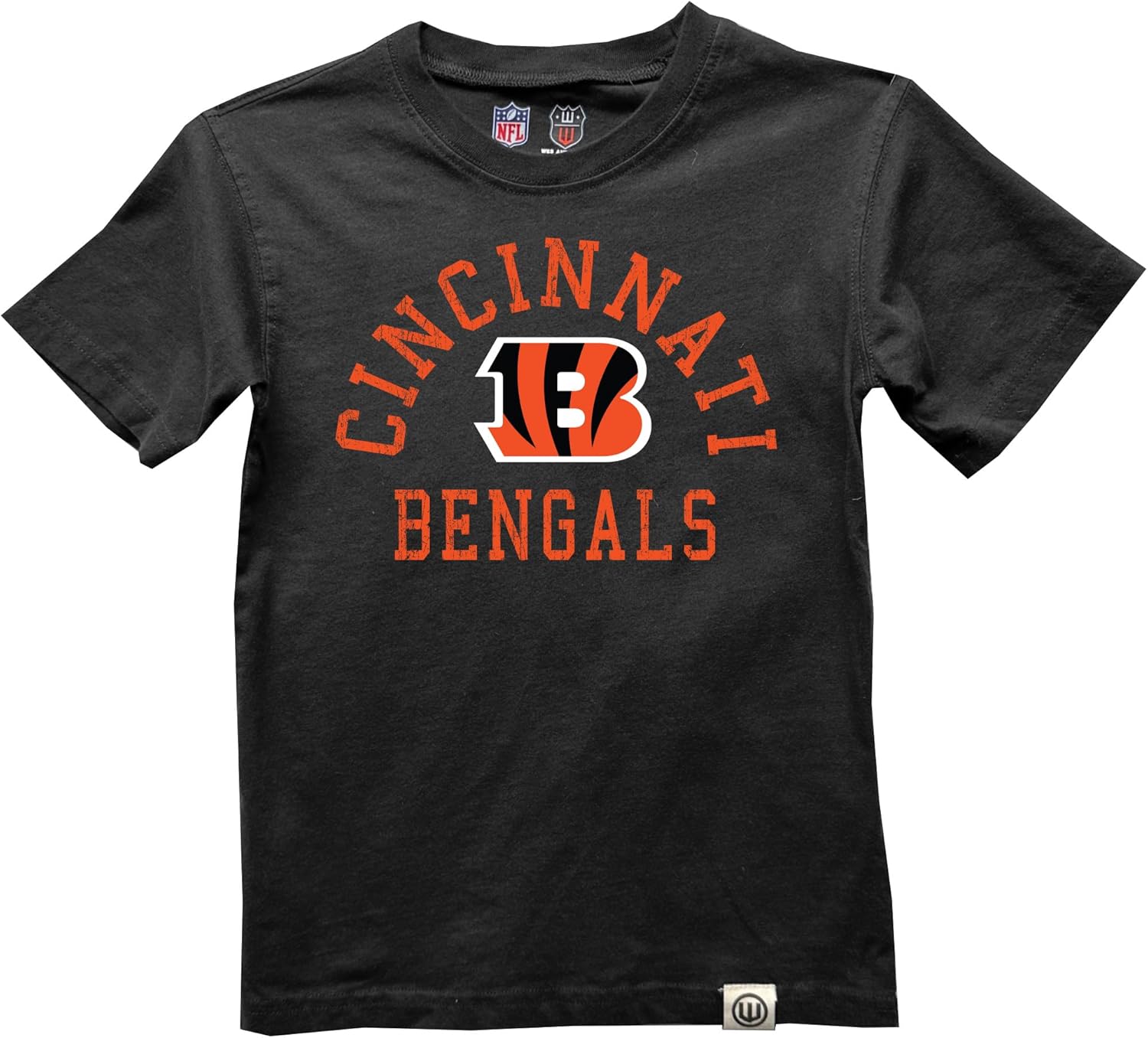 Wes and Willy NFL Kids Short Sleeve Organic Cotton Tee Shirt