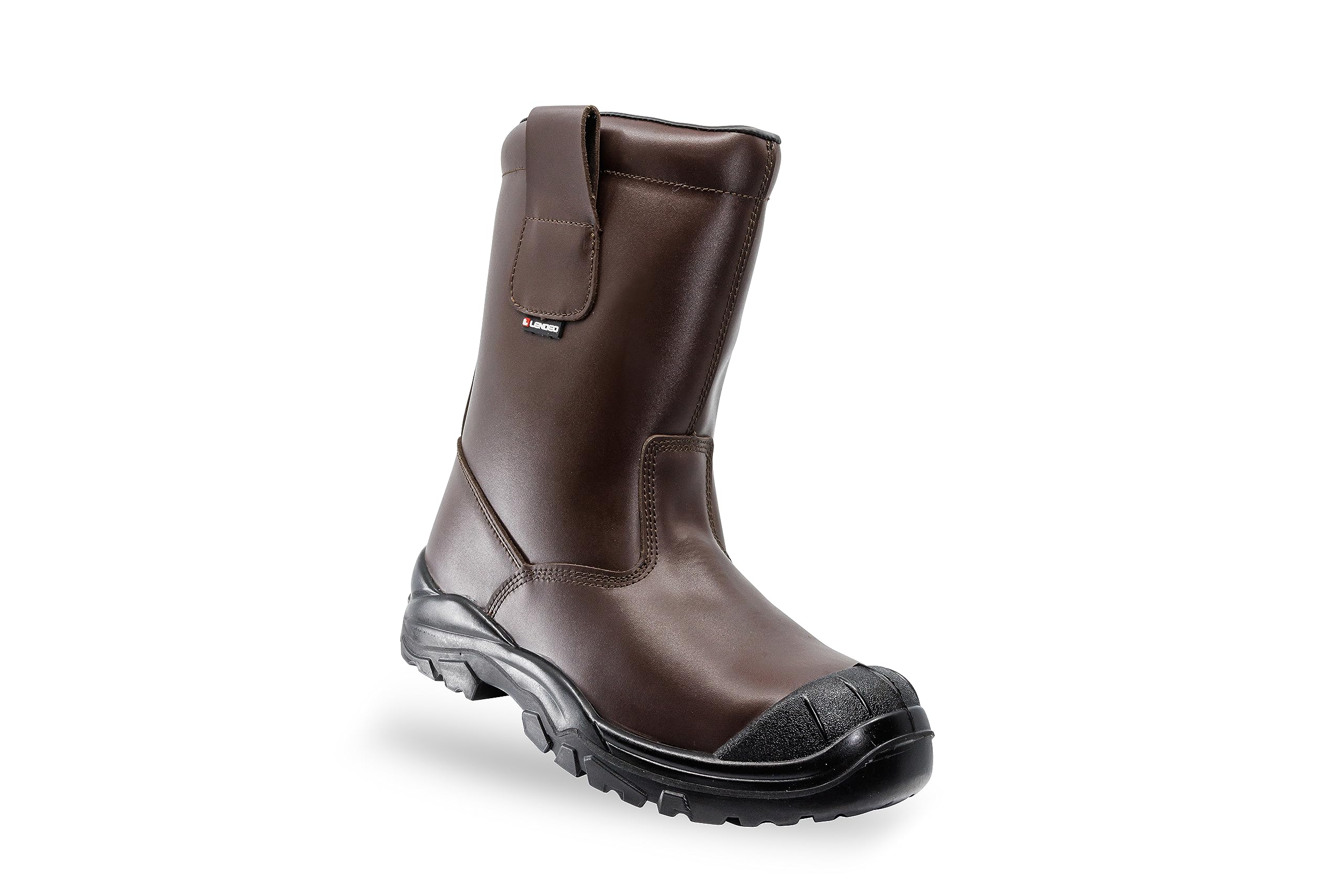 Polar Brown S3 CI SRC kozaki, brązowe, z podszewką, buty ochronne, buty robocze, brązowy, 48 EU