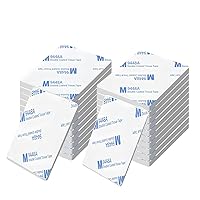 Vista 8 de Cinta de doble cara resistente, cinta de doble cara para paredes, 48 almohadillas adhesivas impermeables de 2 caras, 1.96 x 1.18 pulgadas, espuma