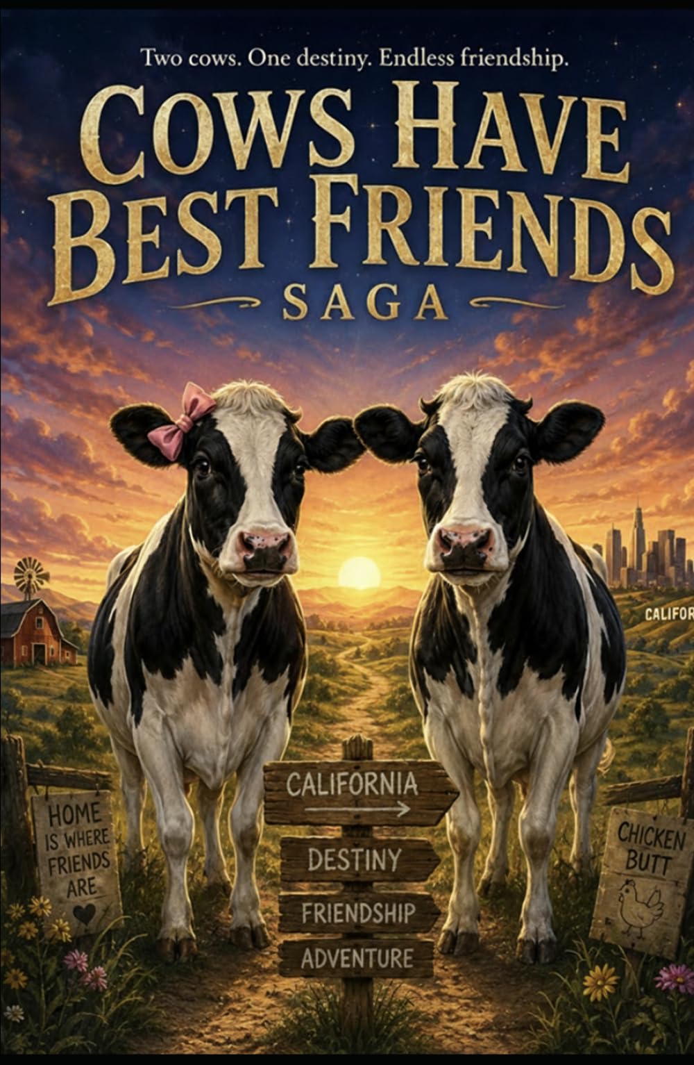 Cows Have Best Friends The Saga