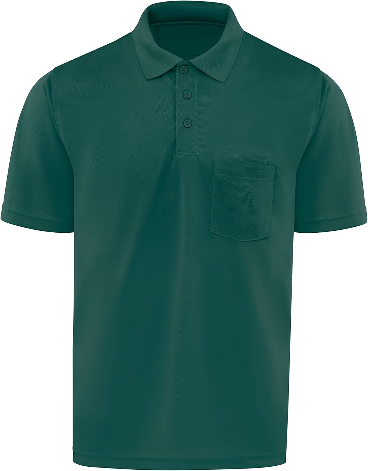 Red Kap Mens Short Sleeve Performance Knit Pocket Coro Polo