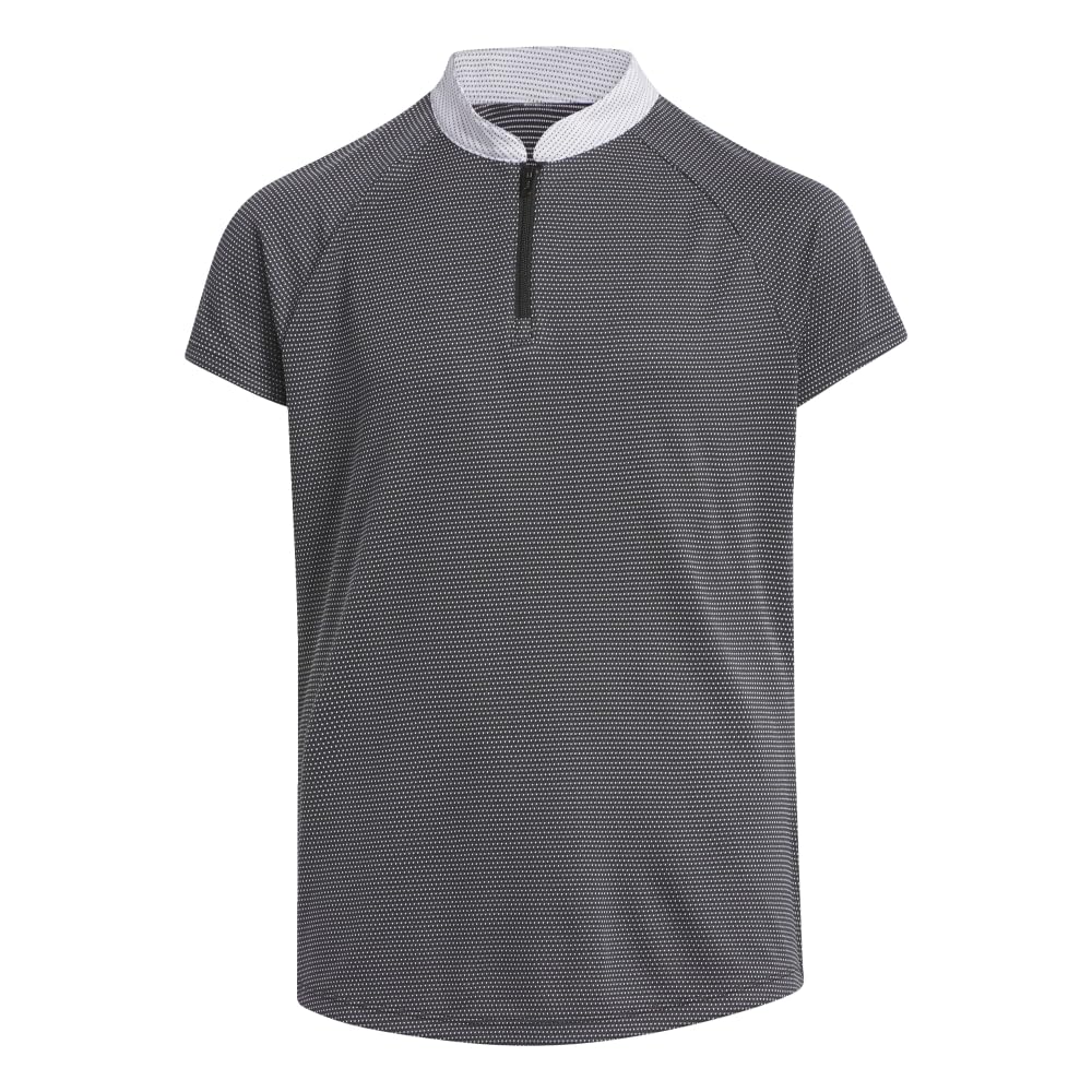 adidas girls Zip Golf Polo Shirt