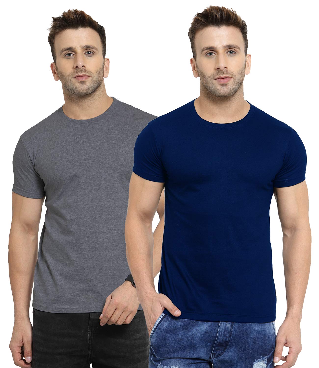 scott international Men's Cotton Regular Fit Polo Tshirt (Pack Of 2)-picture-24