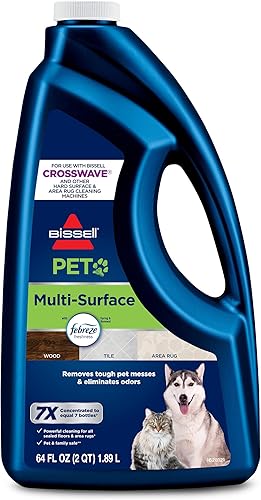 Miniatura 2 de Bissell Pet Multi-Surface Febreze Freshness para Crosswave y Spinwave (64 oz), 22951, 64 onzas, 64 onzas líquidas y fórmula PET PRO OXY Spot &amp; Stain