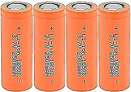 Batería De Litio Recargable 18500 3 7 V 2500 mAh para Juguetes, Linterna, Faro LED, Banco De Energía, Fuente De Alimentación Móvil, Batería De Iones