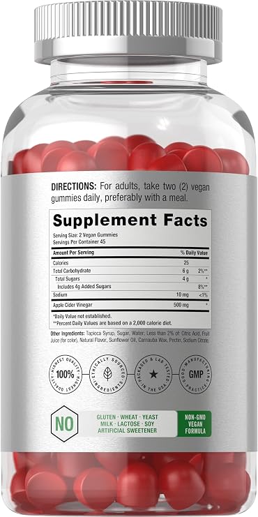 Horbaach Apple Cider Vinegar Gummies | 90 Count