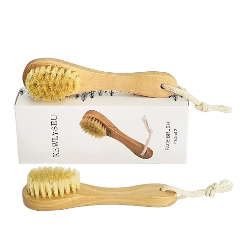 Natural Bristles Wooden Face Cleaning Brush product photo (Skincare Devices) — ScooterReviewPro review