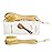 Natural Bristles Wooden Face Cleaning Brush Wood Handle Facial Cleanser Nose Scubber Exfoliating Facial Skin Care Pack of 2